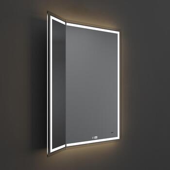Зеркало TECNO M c LED 65 с подсветкой,  поворотной дверцей, с функцией антизапотевание, белое глянцевое-26880