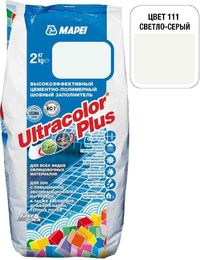 Затирка Ultracolor Plus №111 (светло-серый) 2 кг.