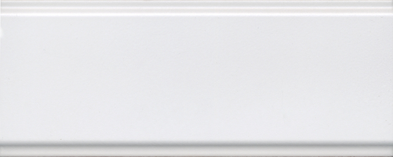 Бордюр Магнолия белый матовый обрезной - главное фото