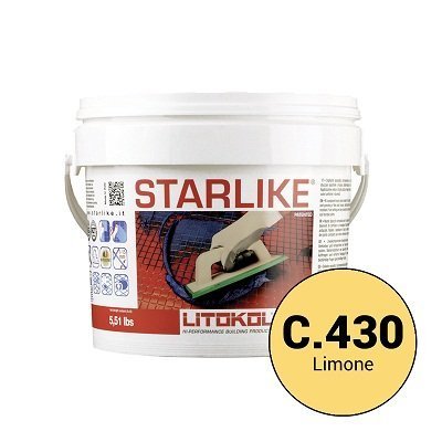 Эпоксидная затирка Starlike C.430 Limone 2,5 кг