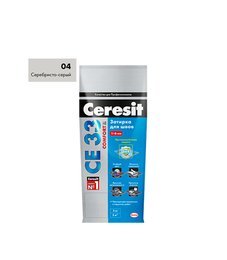 Затирка Ceresit СЕ 33 Super серебристо-серый 2 кг