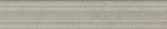 Бордюр Багет Монсеррат серый светлый матовый обрезной  - главное фото