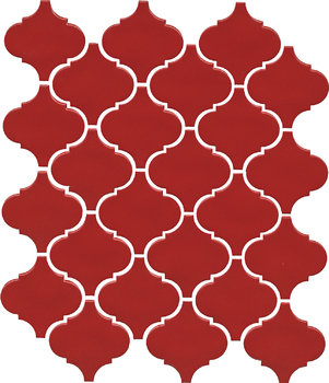 Авейру мозаичный красный глянцевый-24602