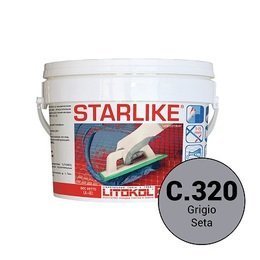 Эпоксидная затирка Starlike C.320 Grigio Seta 2,5 кг