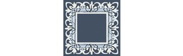 Декор Алмаш синий глянцевый , 9.8*9,8*0,69