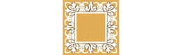 Декор Алмаш жёлтый глянцевый , 9.8*9,8*0,69