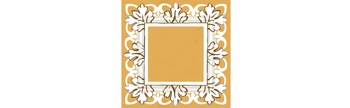 Декор Алмаш жёлтый глянцевый -23048