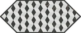 Декор Келуш 4 черно-белый , 14*34*0,69