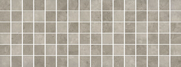 Декор Монсанту мозаичный серый светлый глянцевый , 15*40*0,69