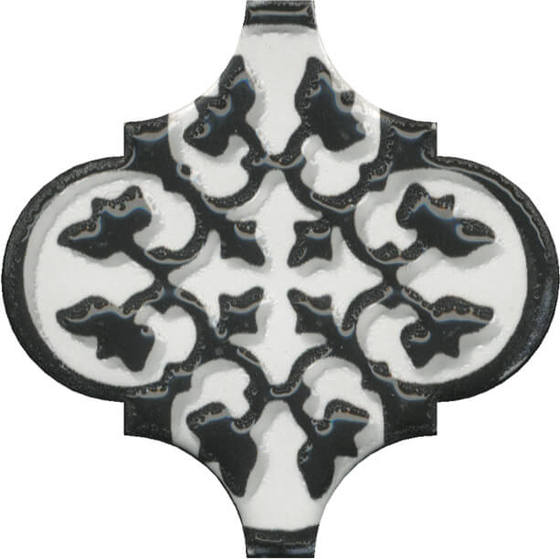 Декор Арабески глянцевый орнамент - главное фото