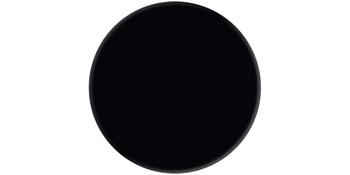 Круглая полка CONO встраиваемая, черная матовая-25206