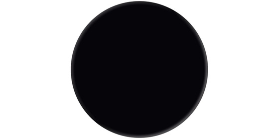 Круглая полка CONO встраиваемая, черная матовая - главное фото