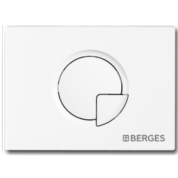 Кнопка BERGES для инсталляции NOVUM R1 белая 040021