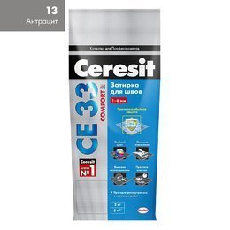 Затирка Ceresit СЕ 33 Super антрацит 2 кг