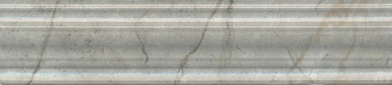 Бордюр Багет Кантата серый светлый глянцевый - главное фото