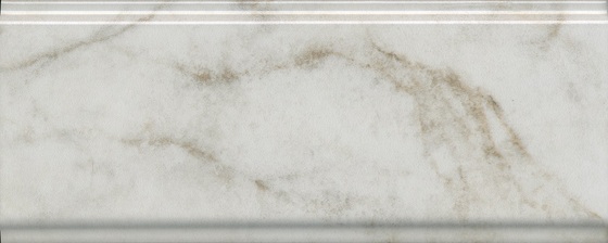 Бордюр Серенада белый глянцевый обрезной - главное фото