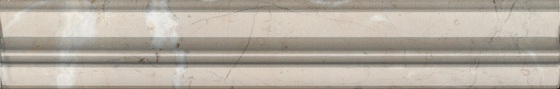 Бордюр Серенада бежевый тёмный глянцевый обрезной - главное фото