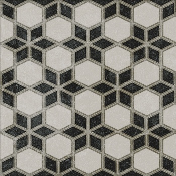 Декор Фреджио 4 черно-белый-18518