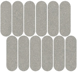 Декор Джиминьяно наборный серый матовый, 30*32*0,9