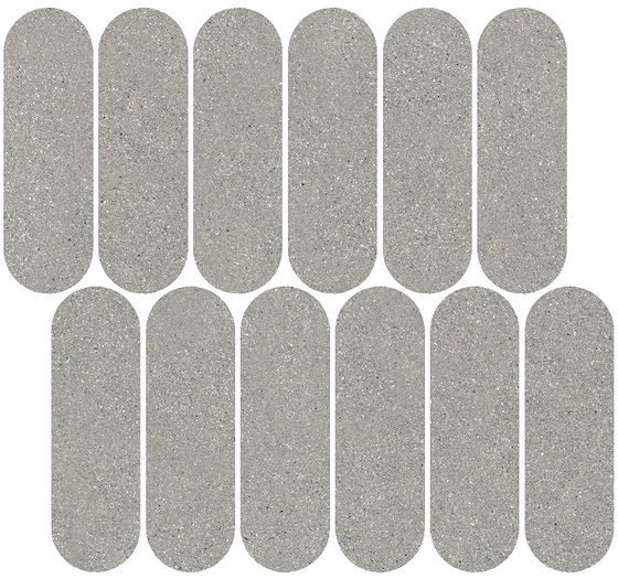 Декор Джиминьяно наборный серый матовый - главное фото