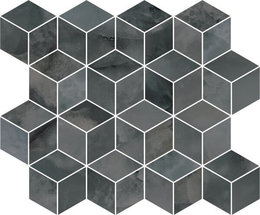 Декор мозаичный Джардини серый темный, 45*37,5