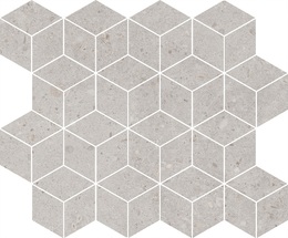 Декор мозаичный Риккарди серый светлый , 37.5*45*1