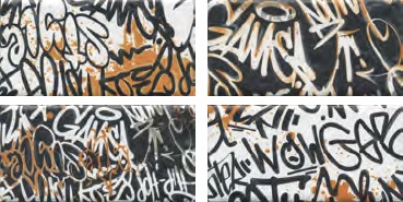Панно Граффити из 4-х частей - главное фото