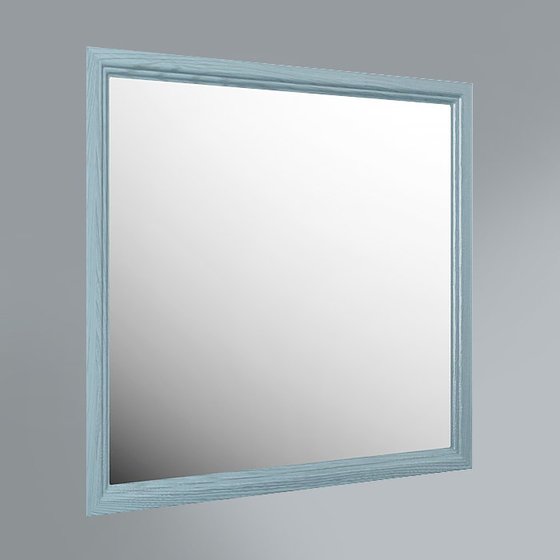 Панель с зеркалом Provence, 80 см синий - главное фото
