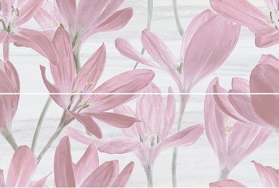 Панно Сады Форбури Крокус розовый обрезной - главное фото