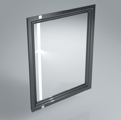 Зеркало POMPEI 60 см, черное - главное фото